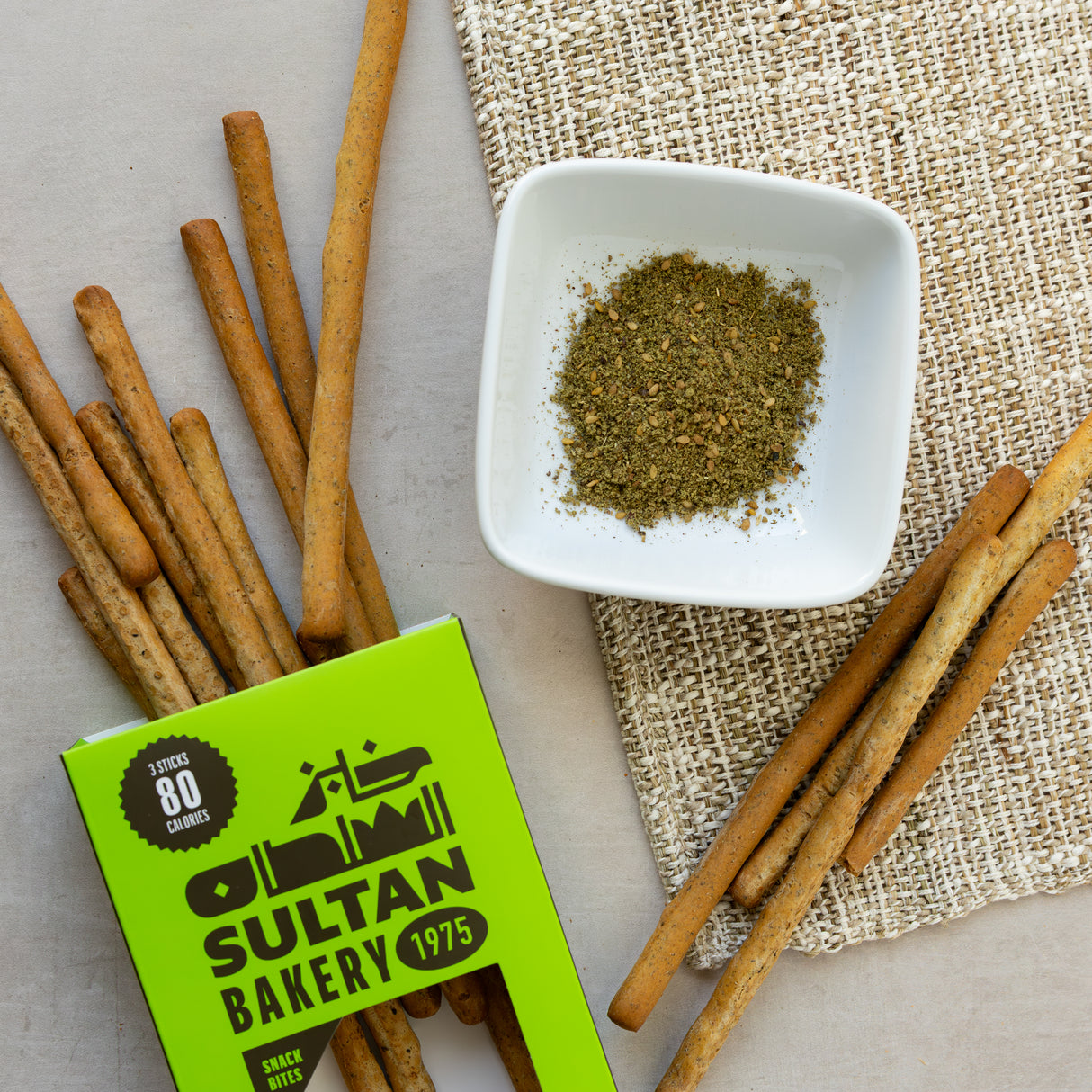 Kaak Breadsticks Zaatar